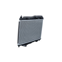 Kühler Motorkühlung Kühlrippen gelötet 548 - 350 mm Alu NRF für u.a. FORD FIESTA