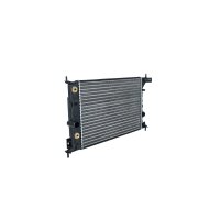 Radiator Engine cooling fins 540 - 378 mm aluminium NRF for e.g. OPEL VECTRA