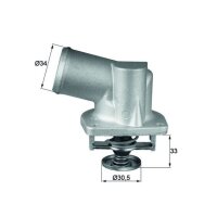 Thermostat Kühlmittel Temp 92 °C mit Dichtung...