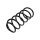 Suspension Spring Front Axle Coil Spring TRISCAN for e.g. OPEL CORSA