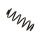Suspension Spring Rear Axle BILSTEIN for e.g. PEUGEOT 307