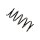 Suspension Spring Front Axle BILSTEIN for e.g. RENAULT Laguna I Grandtour