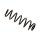 Suspension Spring Rear Axle BILSTEIN for e.g. SKODA Octavia II Combi