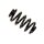 Suspension Spring Rear Axle BILSTEIN for AUDI A6