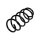Suspension Spring Front Axle Coil Spring TRISCAN for e.g. OPEL CORSA