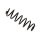 Suspension Spring Rear Axle BILSTEIN for SKODA Octavia I