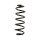 Suspension spring for car rear axle BILSTEIN B3 for SEAT LEON and others
