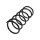 Suspension Spring Front Axle Coil Spring TRISCAN for FORD ESCORT and others