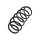 Suspension Spring Front Axle Coil Spring TRISCAN for FORD FIESTA and others