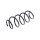 Suspension Spring Front Axle Coil Spring TRISCAN for AUDI A3 and others