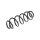 Suspension Spring Rear Axle Coil Spring TRISCAN for AUDI A3 and others