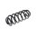 Suspension Spring Rear Axle Coil Spring TRISCAN for AUDI A3 and others