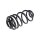 Suspension Spring rear axle coil spring TRISCAN for e.g. OPEL ZAFIRA