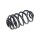 Suspension Spring Rear Axle Coil Spring TRISCAN for OPEL ASTRA