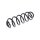 Suspension Spring Rear Axle Coil Spring TRISCAN for SEAT LEON