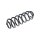 Suspension Spring Rear Axle Coil Spring TRISCAN for VW TIGUAN and others