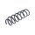Suspension Spring Rear Axle Coil Spring TRISCAN suitable for BMW 5 Series