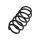 Suspension Spring Front Axle Coil Spring TRISCAN for e.g. OPEL ASTRA