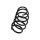 Suspension Spring Front Axle Coil Spring TRISCAN for e.g. OPEL ASTRA