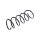 Suspension Spring Front Axle Coil Spring TRISCAN for DACIA DUSTER
