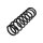 Suspension Spring front axle coil spring TRISCAN for e.g. OPEL AGILA