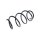 Suspension Spring Front Axle Coil Spring TRISCAN for FIAT 500