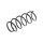 Suspension Spring Front Axle Coil Spring TRISCAN for FIAT FIORINO