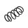 Suspension Spring Front Axle Coil Spring TRISCAN for e.g. OPEL VECTRA