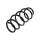Suspension Spring Front Axle Coil Spring TRISCAN for e.g. OPEL VECTRA