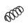 Suspension Spring front axle coil spring TRISCAN for e.g. OPEL SIGNUM