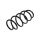 Suspension Spring Front Axle Coil Spring TRISCAN for e.g. OPEL VECTRA