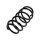 Suspension Spring Front Axle Coil Spring TRISCAN for e.g. OPEL ZAFIRA