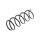 Suspension Spring Front Axle Coil Spring TRISCAN for KIA PICANTO