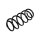 Suspension Spring Front Axle Coil Spring TRISCAN for e.g. OPEL ASTRA