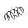 Suspension Spring Front Axle Coil Spring TRISCAN for RENAULT MEGANE and others