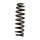 Suspension spring for car rear axle BILSTEIN B3 for e.g. BMW 1