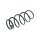 Suspension Spring Front Axle Coil Spring TRISCAN for TOYOTA YARIS