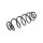 Suspension Spring rear axle coil spring TRISCAN for e.g. OPEL COMBO