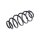 Suspension Spring Rear Axle Coil Spring TRISCAN for FIAT DOBLO and others