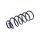 Suspension Spring Rear Axle Coil Spring TRISCAN for FIAT FIORINO