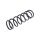 Suspension Spring Rear Axle Coil Spring TRISCAN for HONDA ACCORD