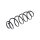 Suspension Spring Rear Axle Coil Spring TRISCAN for CITROËN C3 and others