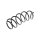 Suspension Spring Front Axle Coil Spring TRISCAN for CITROËN C3