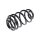 Rear Suspension Spring Coil Spring TRISCAN for OPEL ASTRA and others