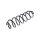 Suspension Spring Rear Axle Coil Spring TRISCAN for MERCEDES-BENZ B-CLASS