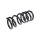 Suspension Spring Rear Axle Coil Spring TRISCAN for e.g. MITSUBISHI PAJERO