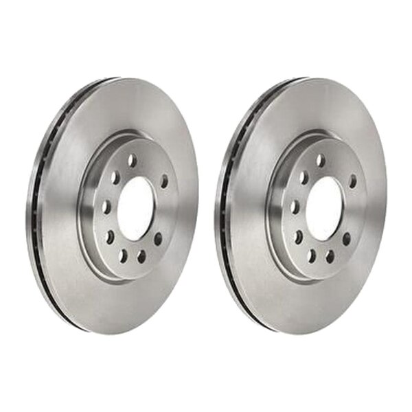 2 brake discs ventilated Ø 284 mm 24 mm BREMBO for e.g. SAAB 900