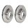 2 brake discs ventilated Ø 286 mm 24 mm BREMBO for e.g. OPEL OMEGA
