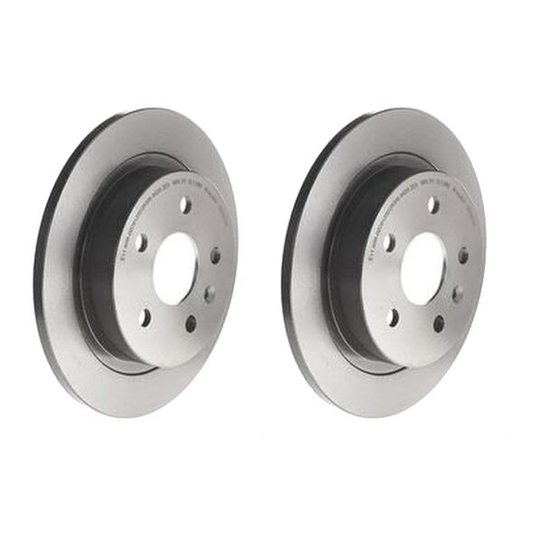 2 brake discs full Ø 292 mm 12 mm coated BREMBO for e.g. OPEL INSIGNIA