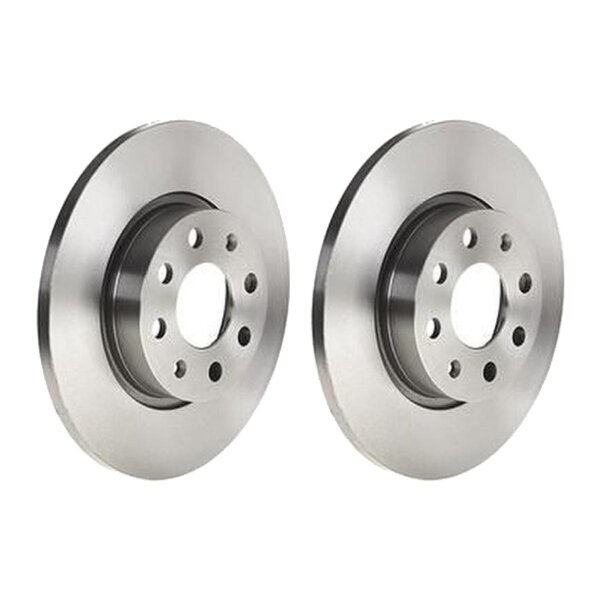 2 brake discs full Ø 257 mm 12 mm BREMBO for OPEL CORSA and others